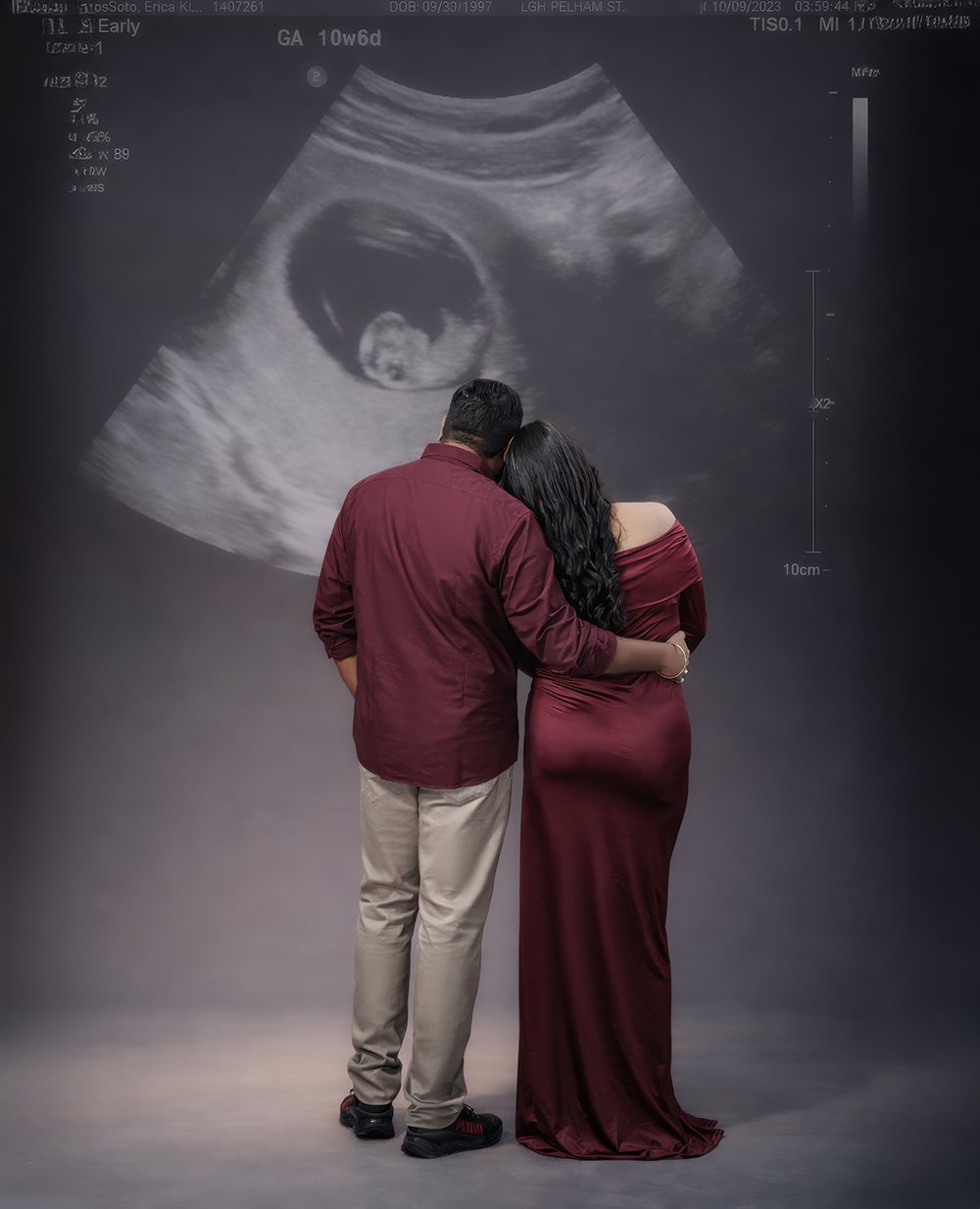 Expecting joy moment of discovery